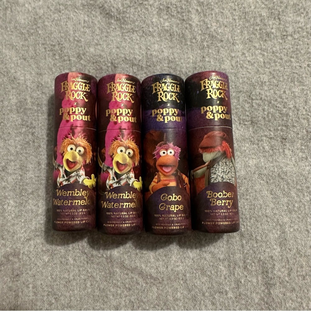 Fraggle Rock Poppy & Pout Lip Balm Set